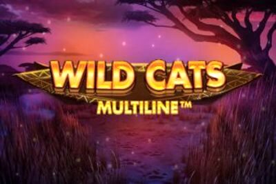 Wild Cats Multiline Slot Logo 330x