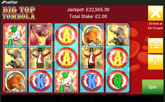 Big Top Tombola Slots Review