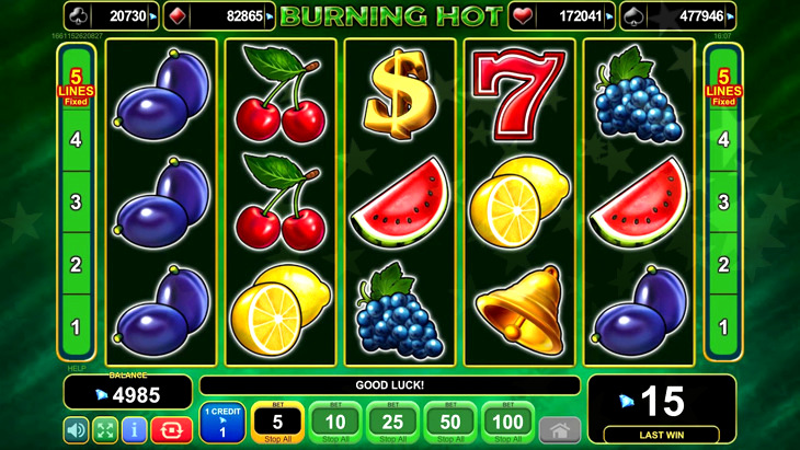 Free Online Slot Game Burning