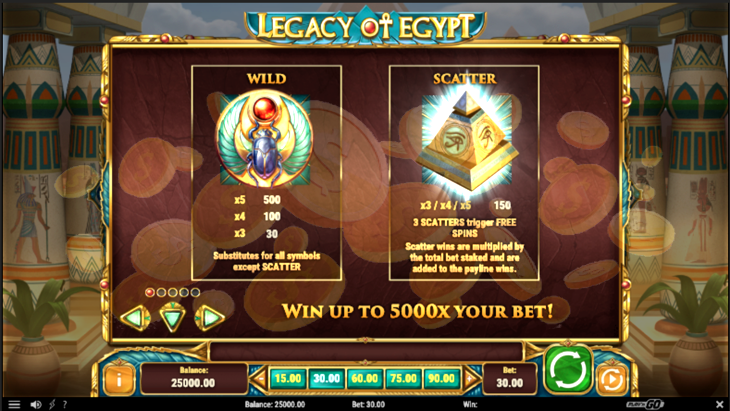 Legacy of Egypt Slot Machine