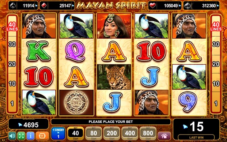 Mayan Spirit Slot Machine