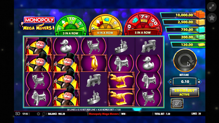 Monopoly Mega Movers Slot