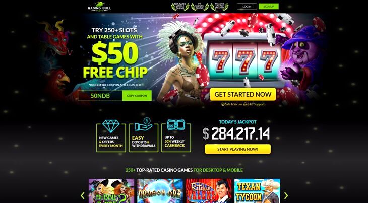 Raging Bull Casino Software