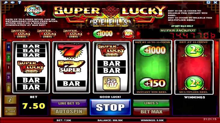 Super Lucky Reels Slot